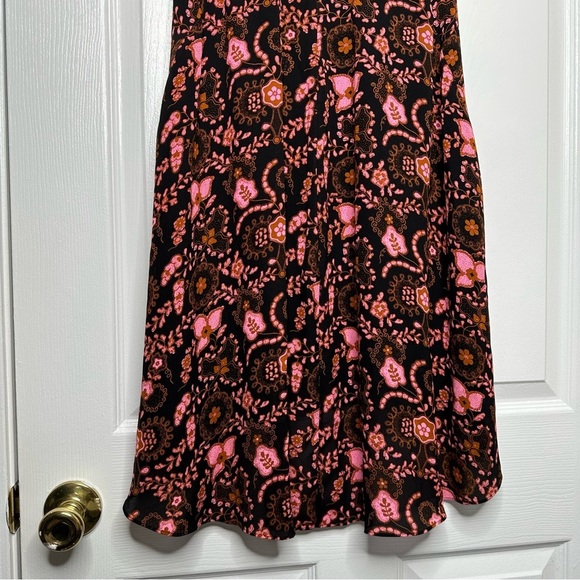 A.L.C Emile 100% silk floral dress 4 - Picture 15 of 16